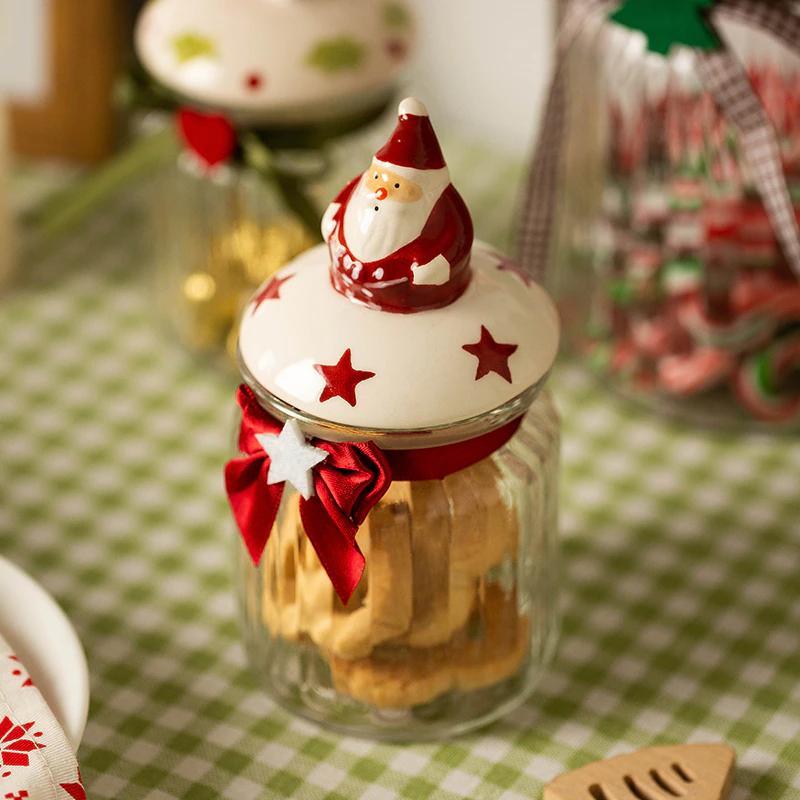 Christmas Candy Storage Jar