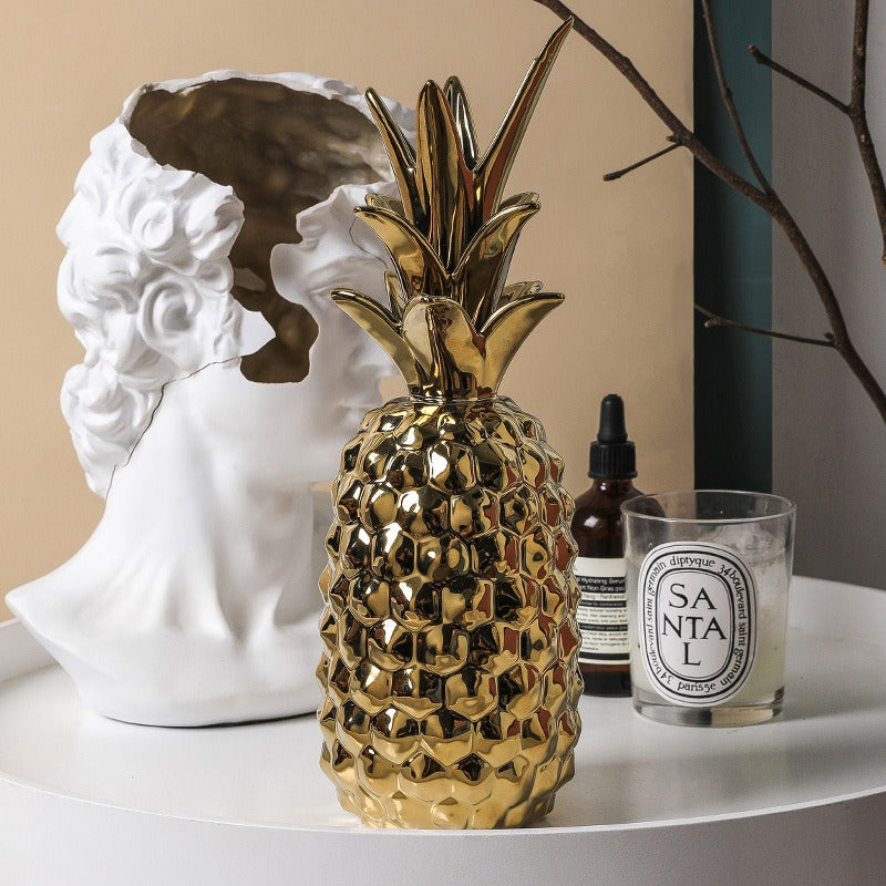 Bloomingdale Decorative Ceramic Pineapple Ornaments