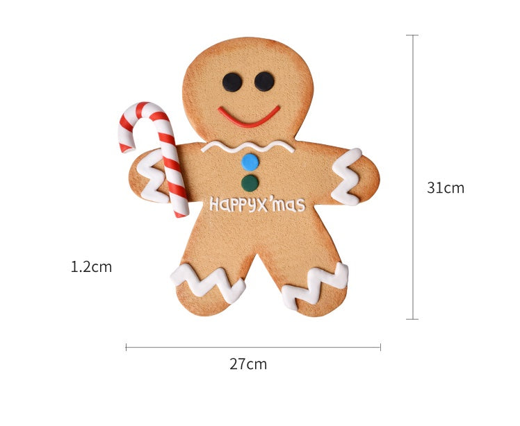 Giant Gingerbread Man Holiday Cheers Ornament