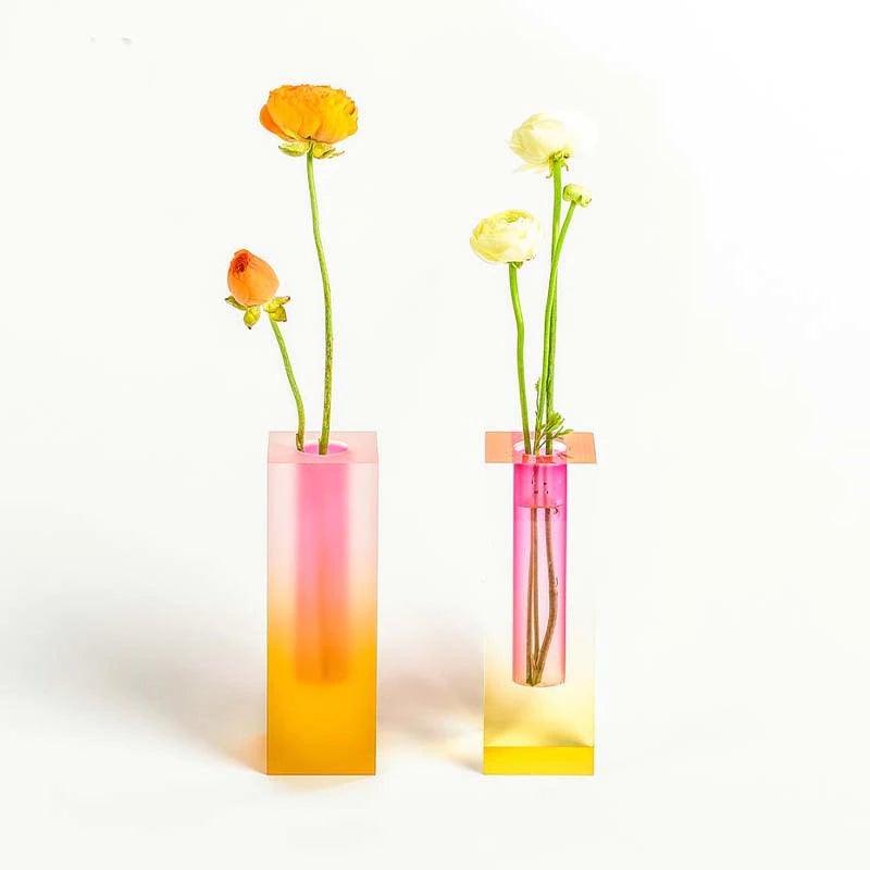 Florero Rainbow Crystal Vase