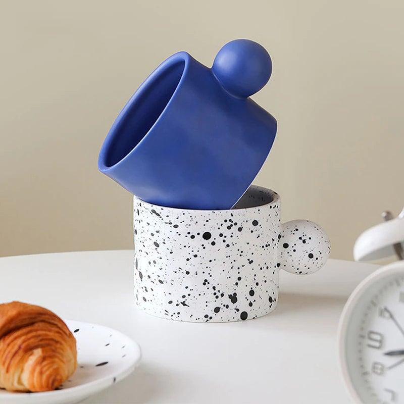 Ink Splash Handmade Ceramic Mugs