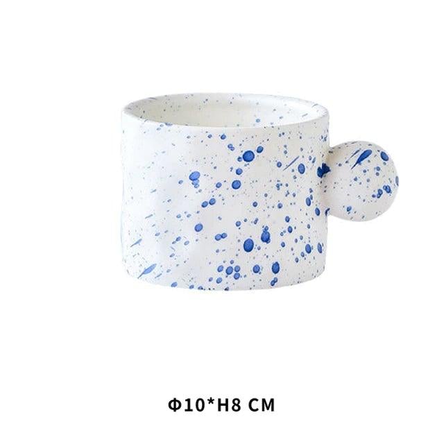 Ink Splash Handmade Ceramic Mugs