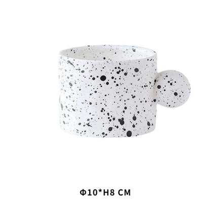 Ink Splash Handmade Ceramic Mugs