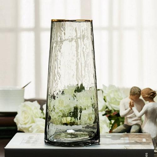 Mirrored Boutique Glass Vase