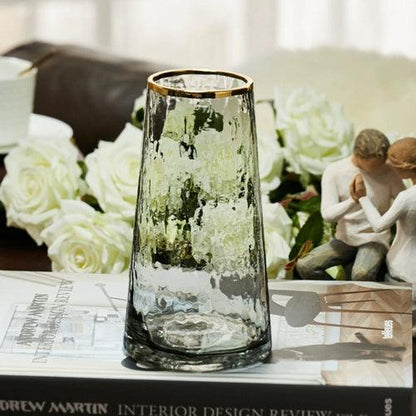 Mirrored Boutique Glass Vase