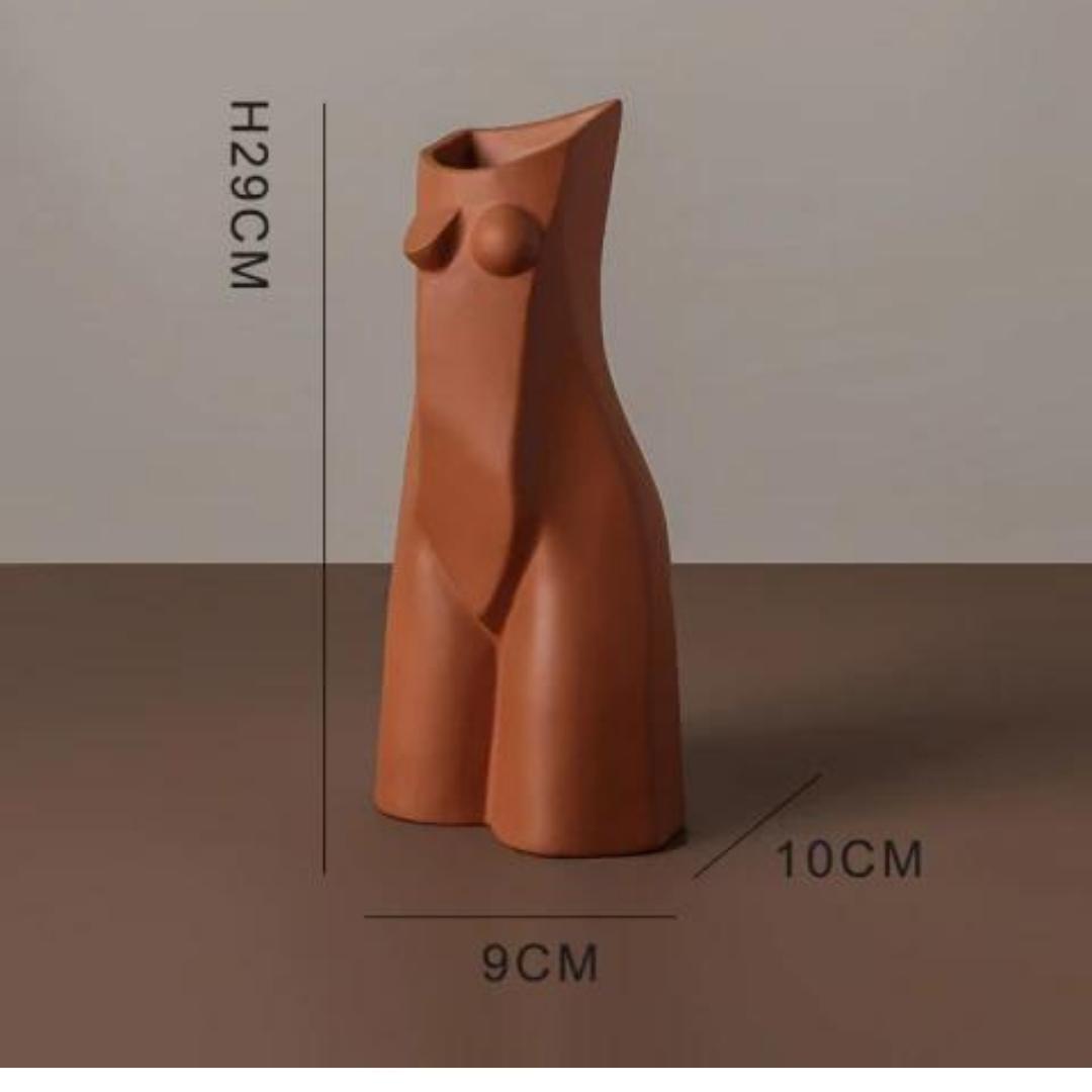 Modern Abstract Body Ceramic Vase