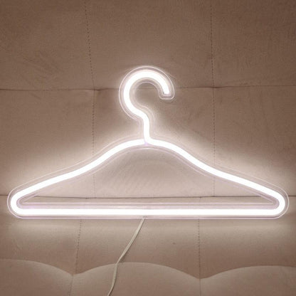 Neon Light Coat Hanger