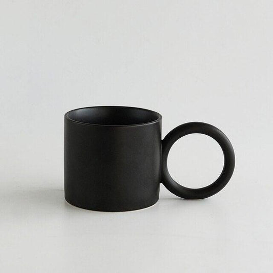 Nordic Big Round Handle Coffee Mug