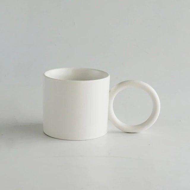 Nordic Big Round Handle Coffee Mug