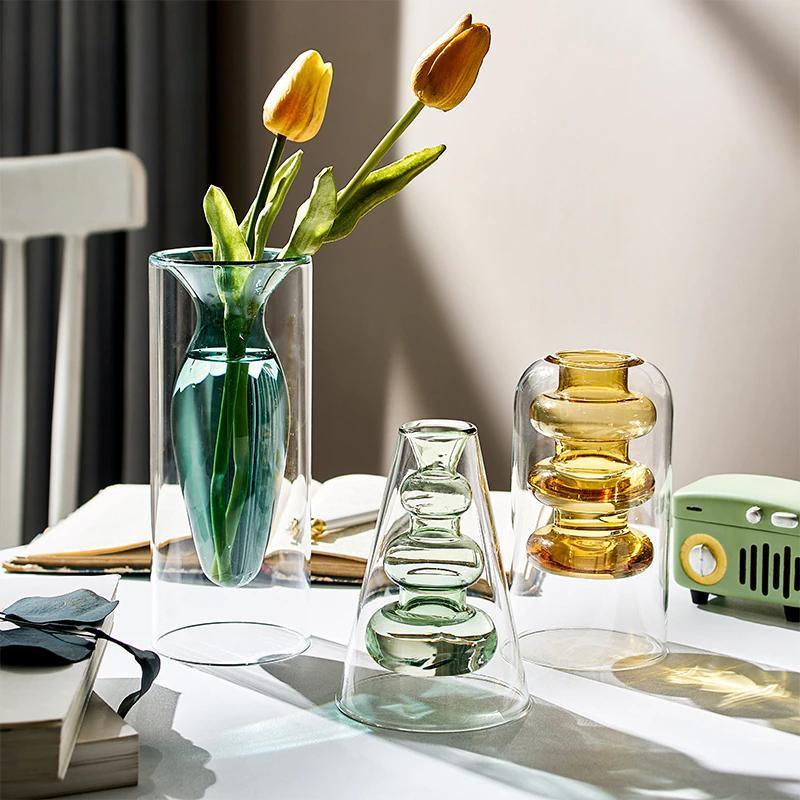 Nordic Home Glass Vase