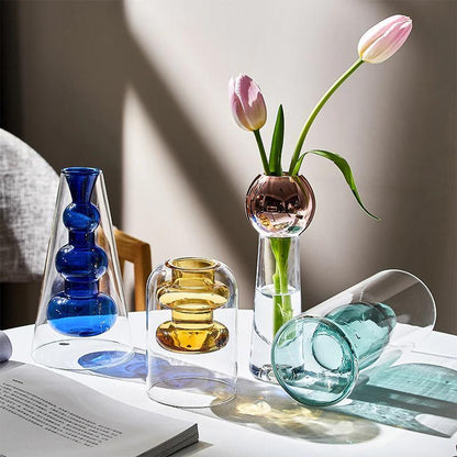 Nordic Home Glass Vase