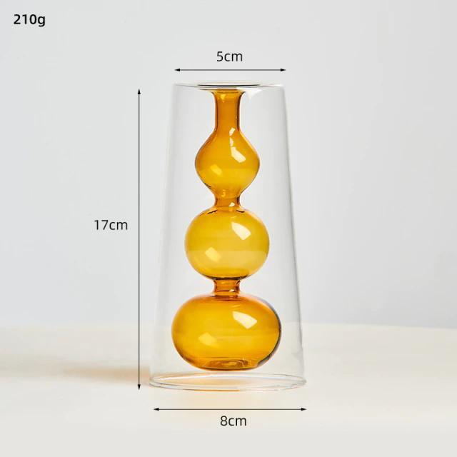 Nordic Home Glass Vase