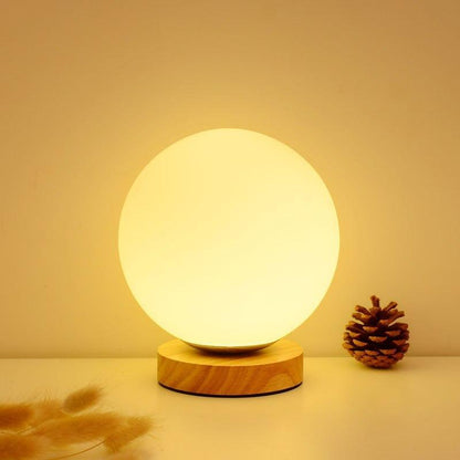 Nordic LED Bedside Table Lamp Ball Shaped