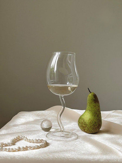 Retro Wavey Wine Glass (Set of 2)