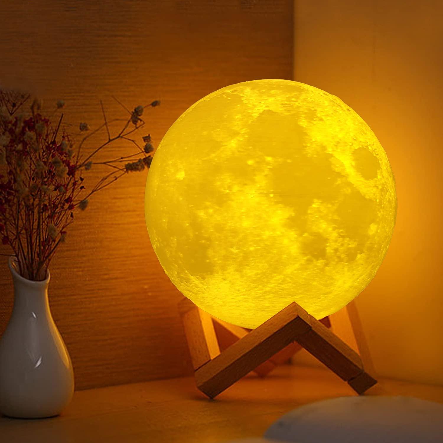 Rechargeable LED Moon Lamp