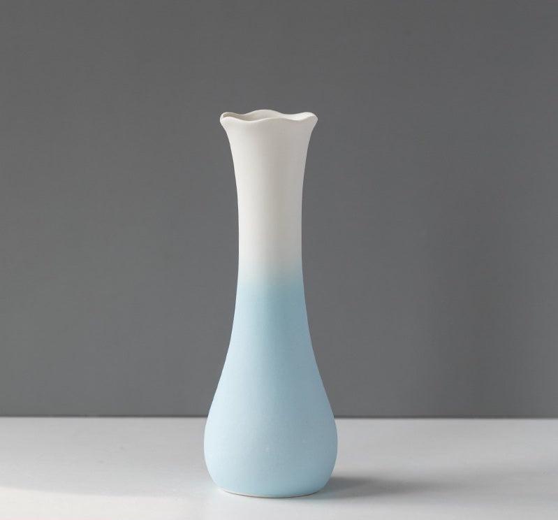 Sea Blue Ombre Vase