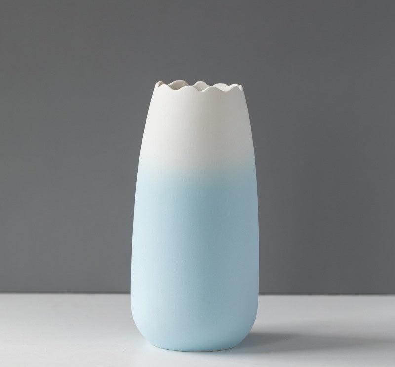 Sea Blue Ombre Vase