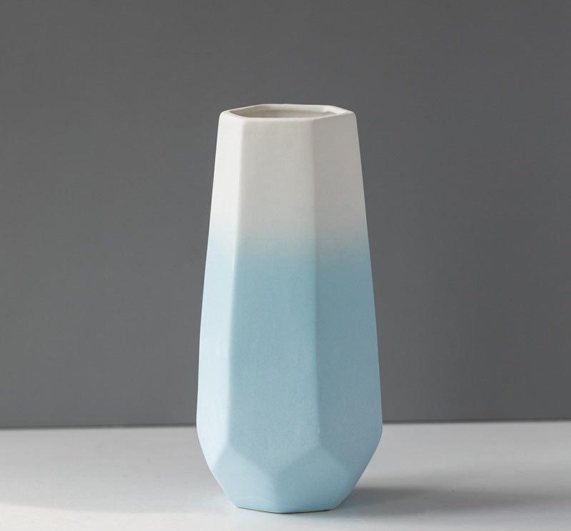 Sea Blue Ombre Vase