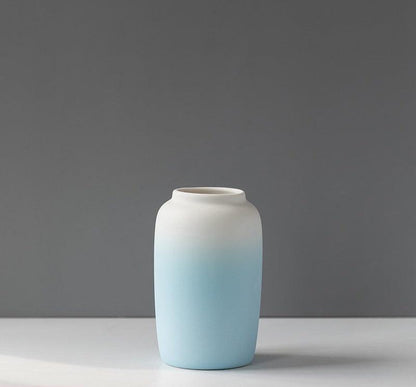 Sea Blue Ombre Vase