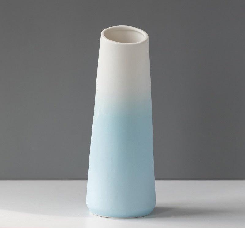 Sea Blue Ombre Vase