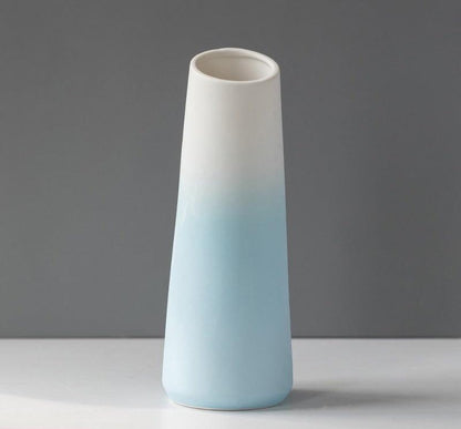 Sea Blue Ombre Vase