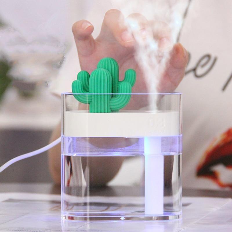 Ultrasonic Cactus Essential Oil Aroma Diffuser