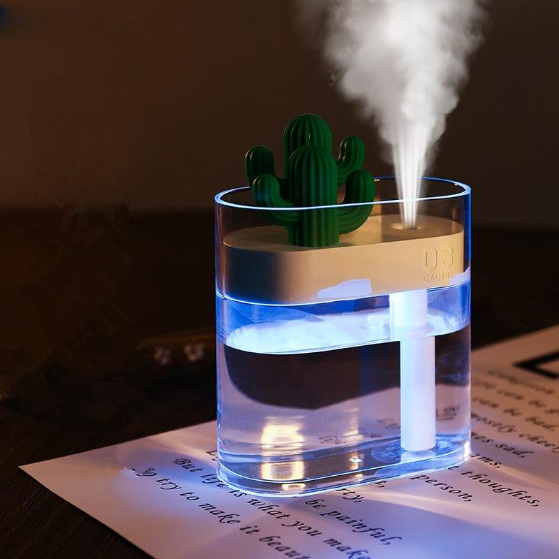 Ultrasonic Cactus Essential Oil Aroma Diffuser